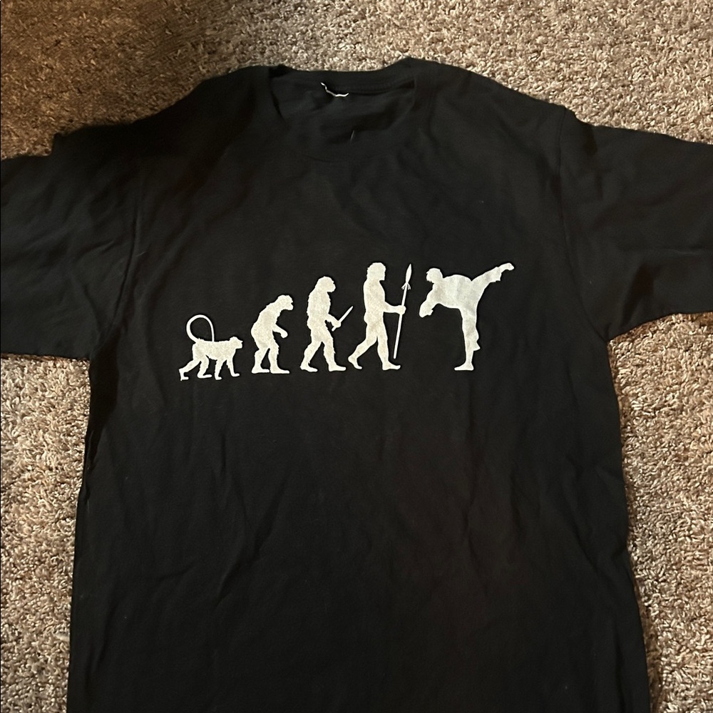 Kids Black Evolution Graphic Tee